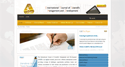 Desktop Screenshot of ijsmd.com